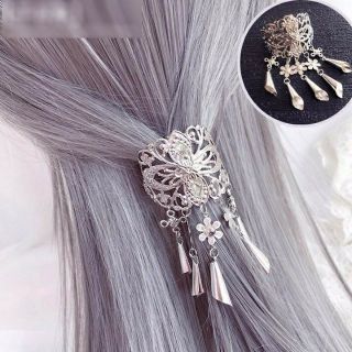 Cài tóc hoa sen DIY hanmade cổ trang