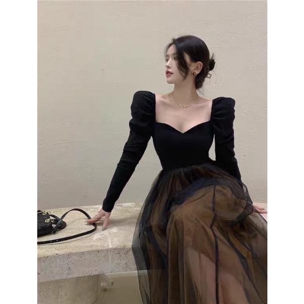 Váy dạ hội voan