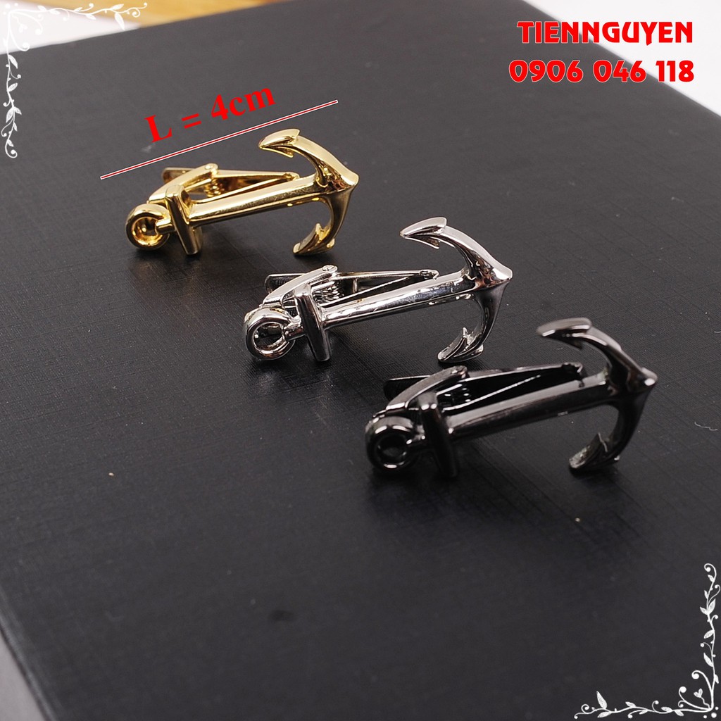 Kẹp cà vạt nam bản nhỏ ( 4cm)