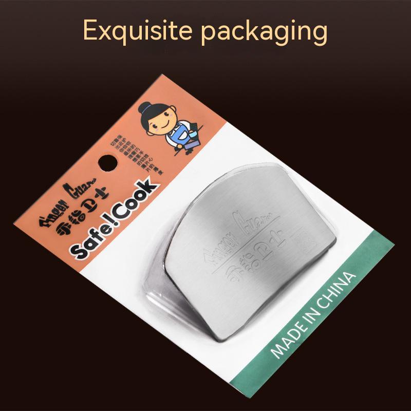 Dụng Cụ Bảo Vệ Ngón Tay Khi Cắt Rau Củ Bằng Thép Không Gỉ 304