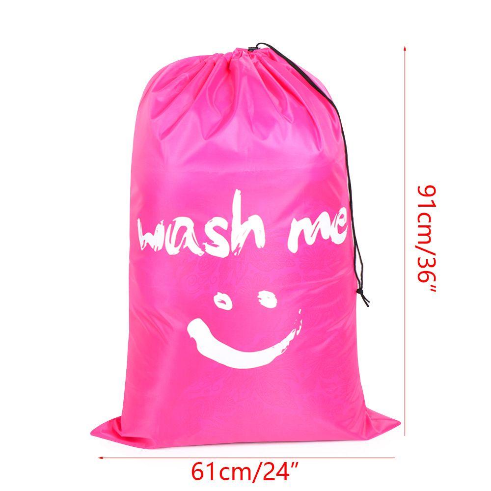 Giỏ Đựng Quần Áo Dơ Bằng Nylon Thời Trang Có Thể Gấp Gọn Tiện Dụng