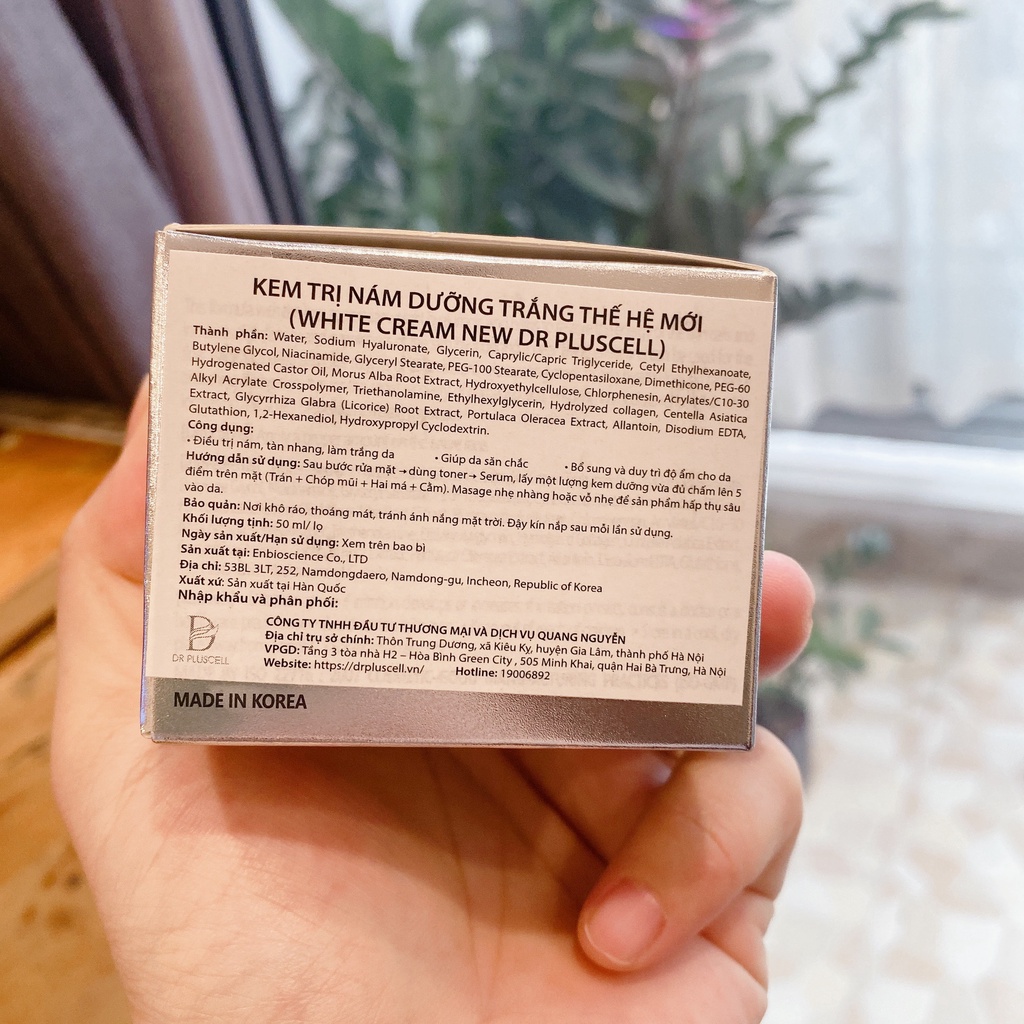 Kem Dưỡng Trắng Dr Pluscell Hàn Quốc No4