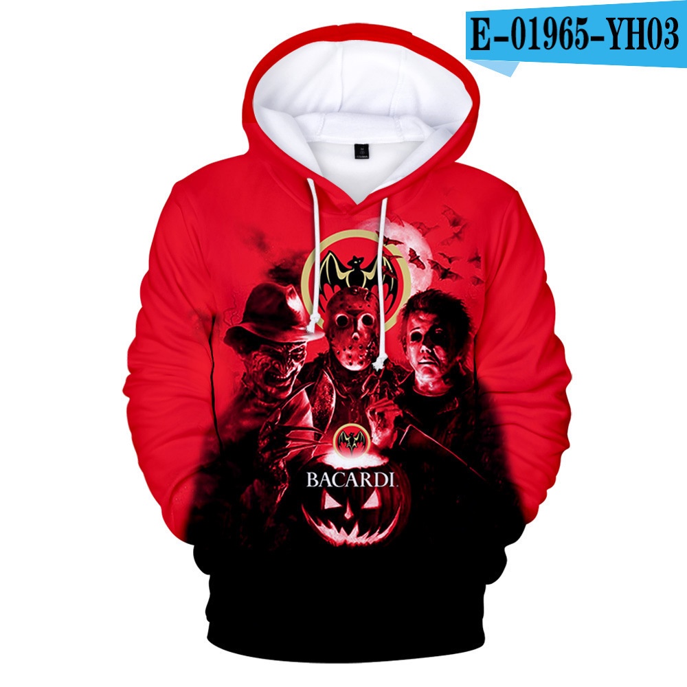 Áo Hoodie In Hình Bộ Xương Halloween 3D Thời Trang 2022 Cho Nam Và Nữ