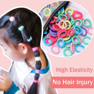 Dây cột tóc cao su cỡ nhỏ không đường may kiểu hàn quốc dễ thương cho bé gái