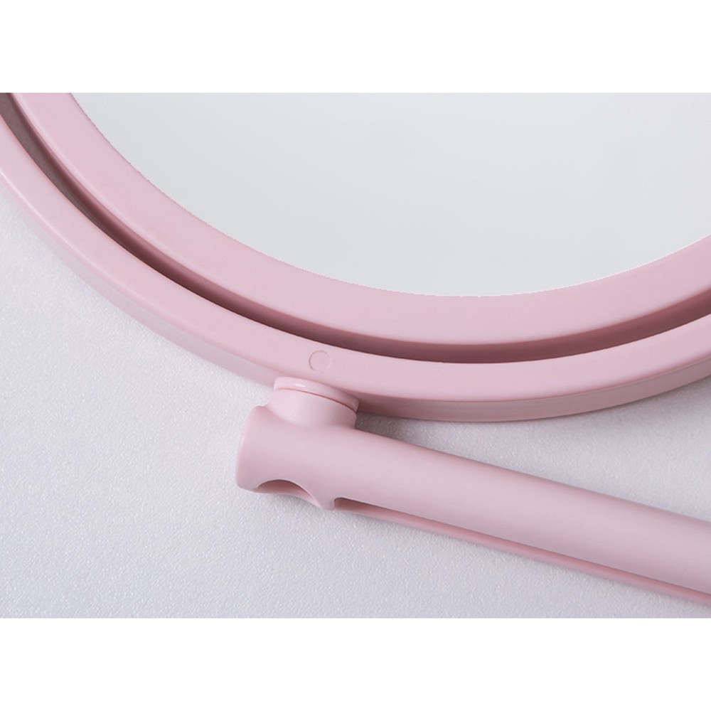 Gương Trang Điểm Gắn Tường Xoay 360 Độ - Mẫu Tai Mèo Treo Tường Phòng Tắm Cute Bạn Gái