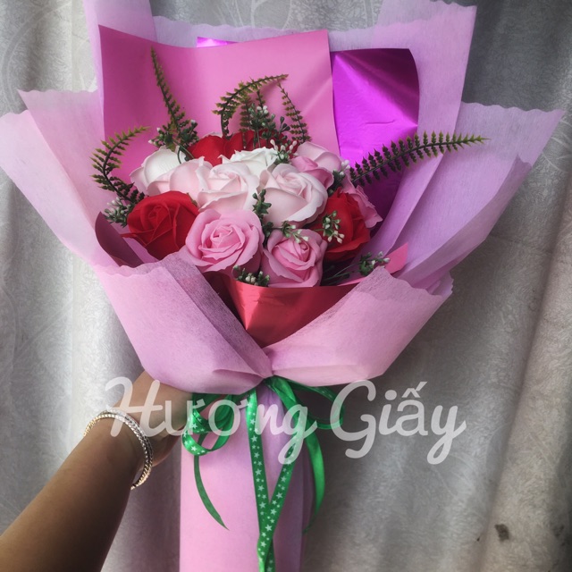 Hoa hồng sáp 15 bông