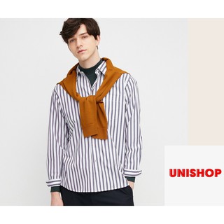 Sơmi tay dài sọc Nam UNIQLO