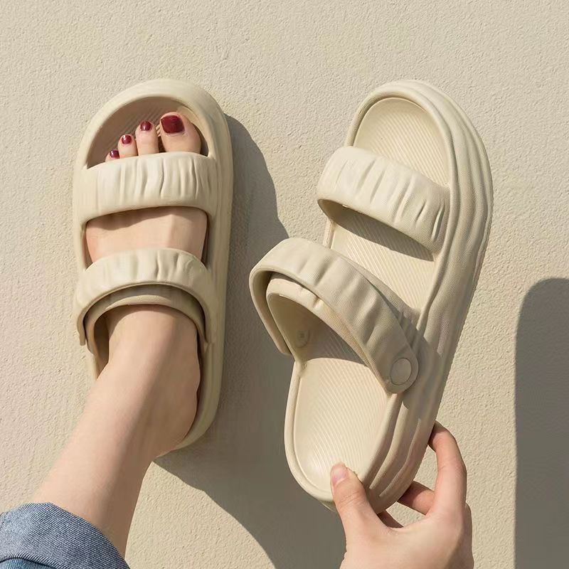 Sandal Quai Hậu Nhựa Nhún Siêu Nhẹ Siêu Bền Đi Được 2 Kiểu Phù Hợp Đi Học Đi Làm hàng QC