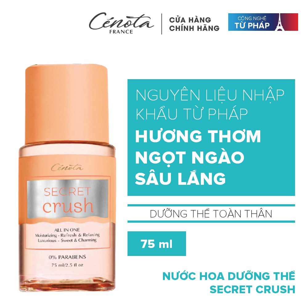 Nước hoa dưỡng thể Cénota Secret Sexy Crush 75ml