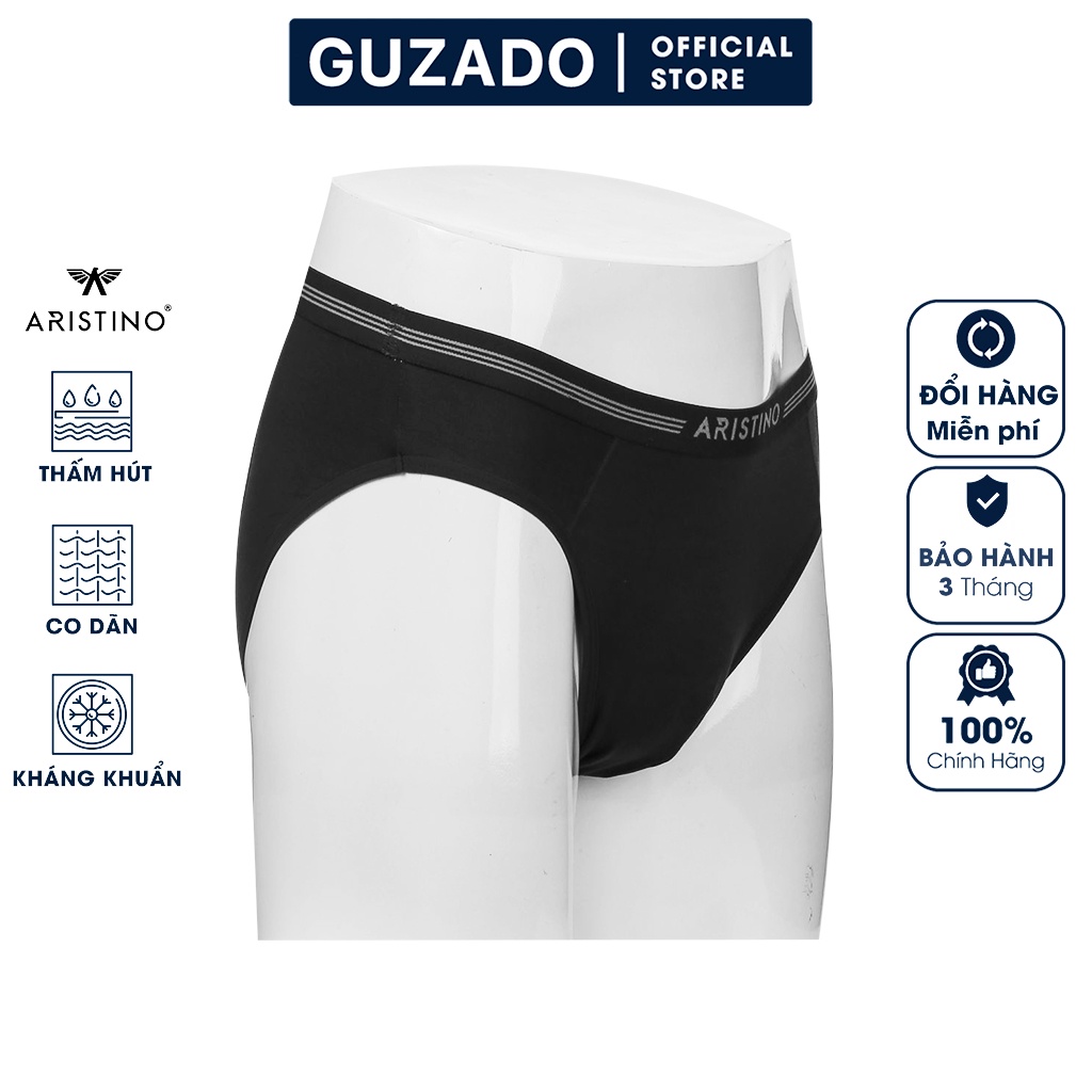 Quần lót nam Aristino Vải Cotton Bamboo Co Giãn 4 Chiều,Tự Nhiên 100% thoáng khí,kháng khuẩn cực tốt ABF03807