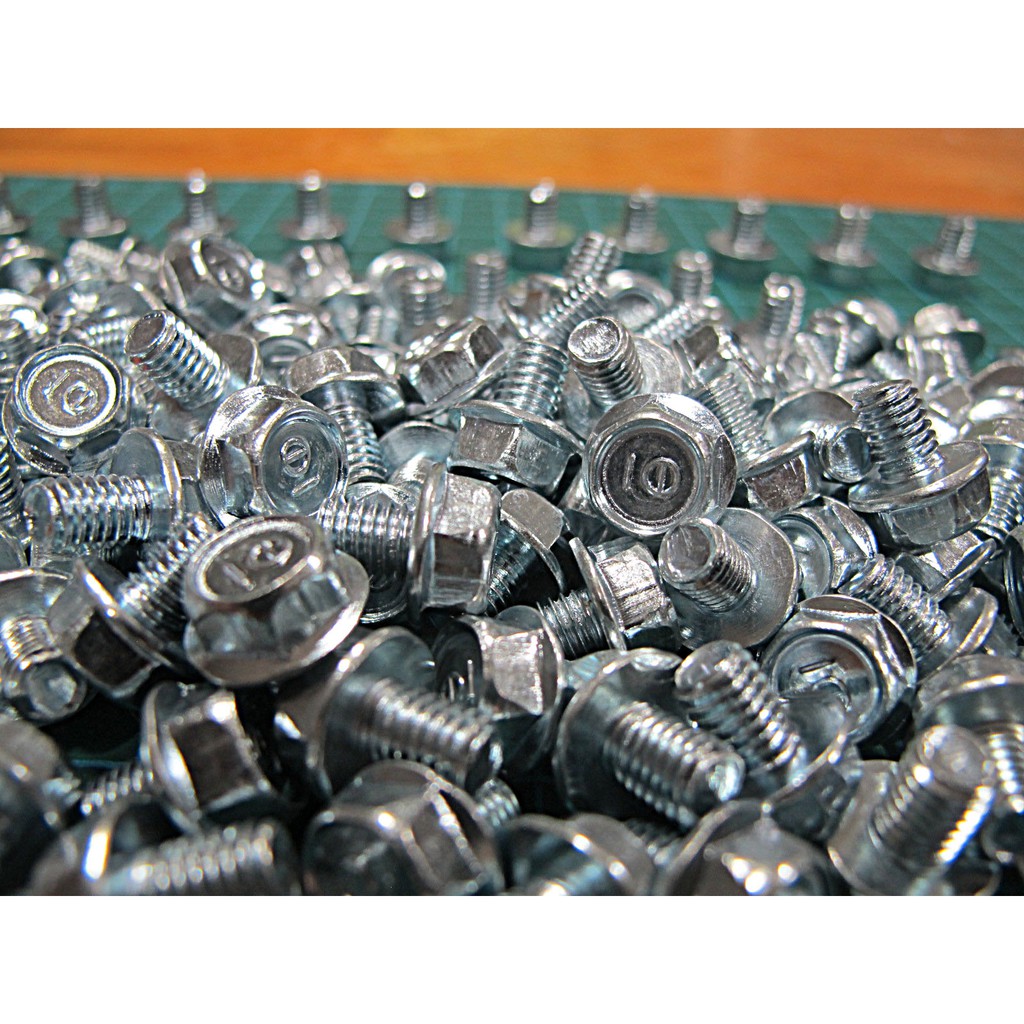 30 Con Bulon Long Đền M6 x 8MM Răng Thuận