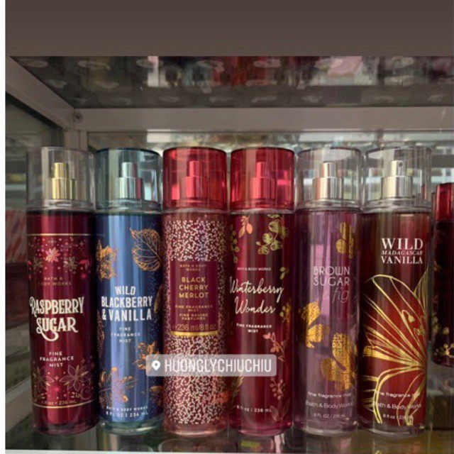 Xịt thơm toàn thân body mist Bath and body works 236ml