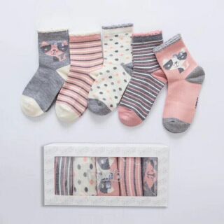 Tất, vớ bé trai, bé gái - set 5 đôi