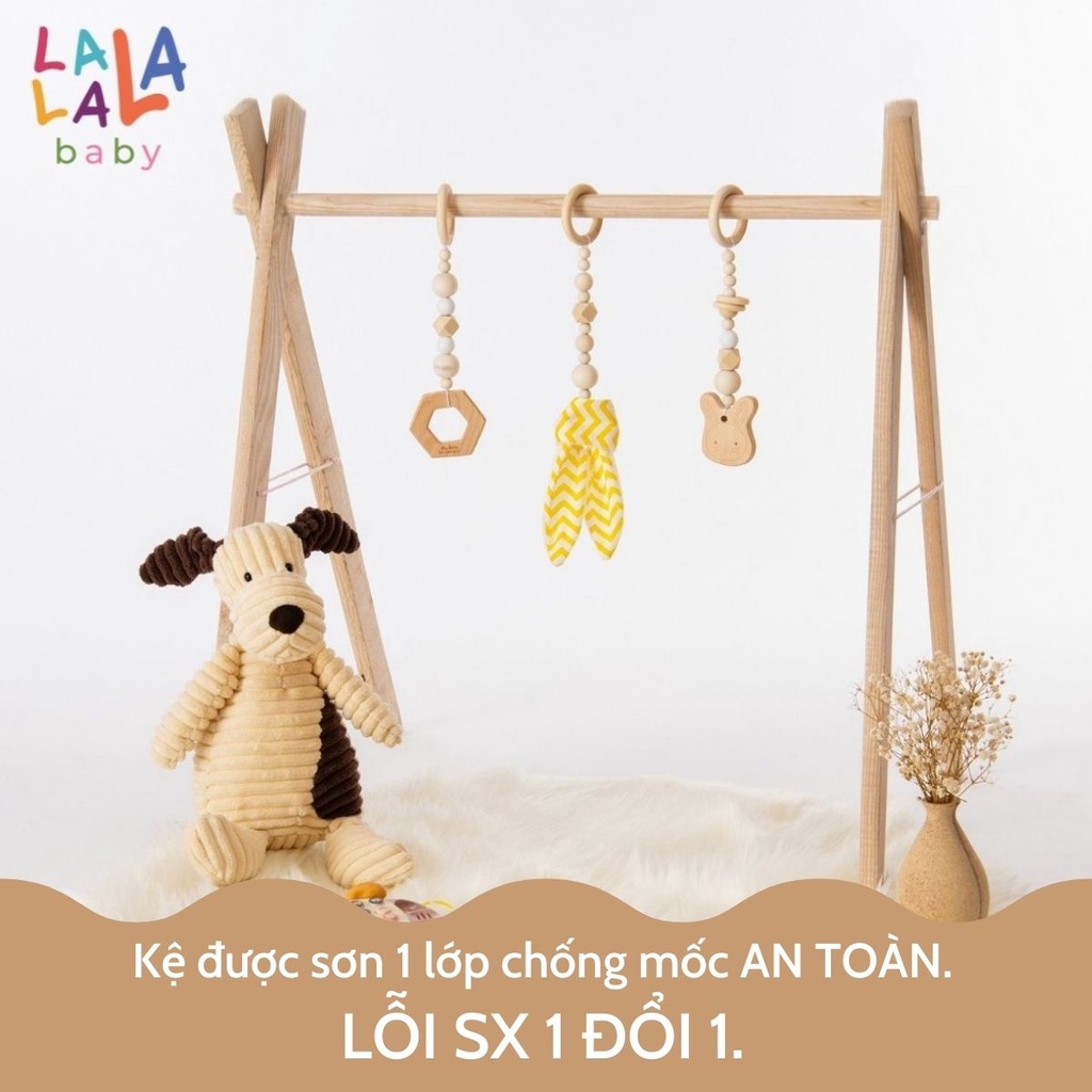 Kệ Chữ A Cho bé Lalala Baby, Gỗ Sồi Nga Cao Cấp. Thiết kế phù hợp cho trẻ sơ sinh. LỖI 1 ĐỔI 1