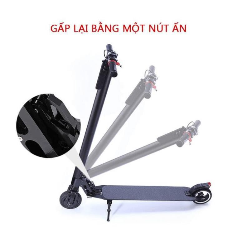 Xe Scooter xe trượt điện mini có thể gấp thanh thiếu niên nam nữ đi làm đi học tiện lợi