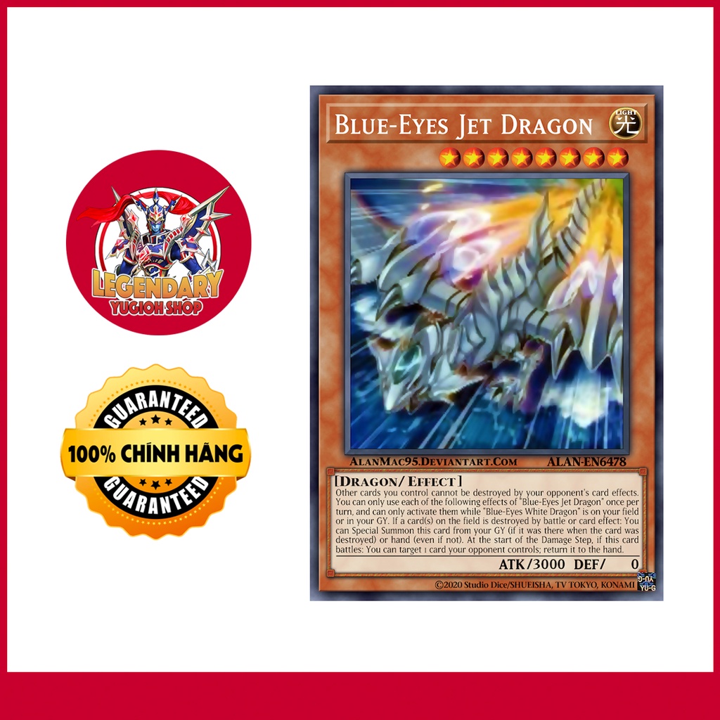 Thẻ Bài Yugioh Chính Hãng] Blue-Eyes Jet Dragon