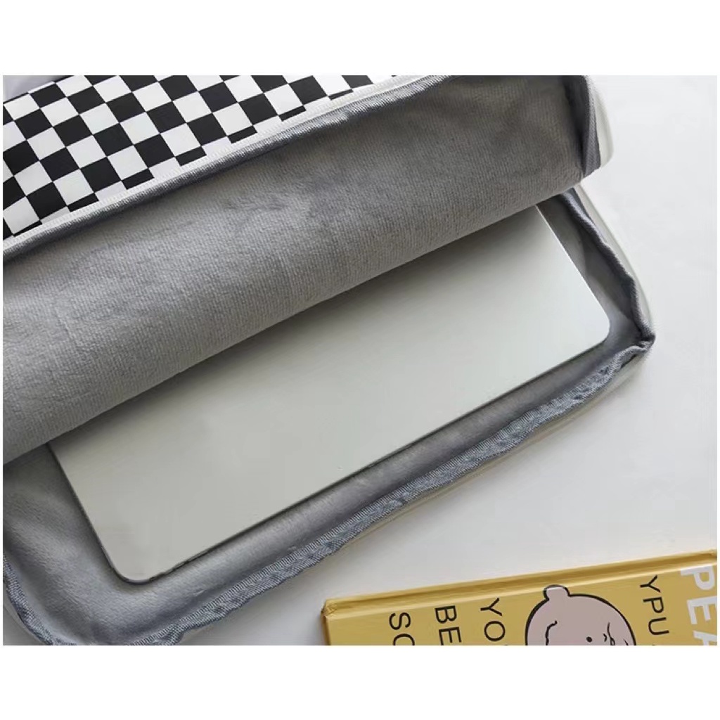 Túi Đựng Laptop Chống Sốc Họa Tiết Hoạt Hình Kiểu Hàn Quốc Kích Thước 10/11/13 inch