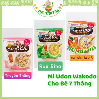 Mì Somen/Udon Rau Củ Wakodo Tách Muối 115g Cho Bé Từ 7 Tháng (date 10/2021) - Nhà Mỡ Mỡ
