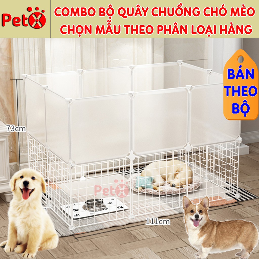 Quây chuồng chó mèo lắp ghép nuôi thú cưng sơn tĩnh điện giá rẻ-6