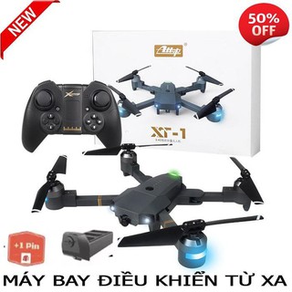 ✔️  [RẺ VÔ ĐỊCH]- Flycam Mini, Máy Bay Điều Khiển Từ Xa XT-1 Kết Nối Wifi Quay Phim Chụp Ảnh Full HD - BẢO HÀNH 12 Tháng