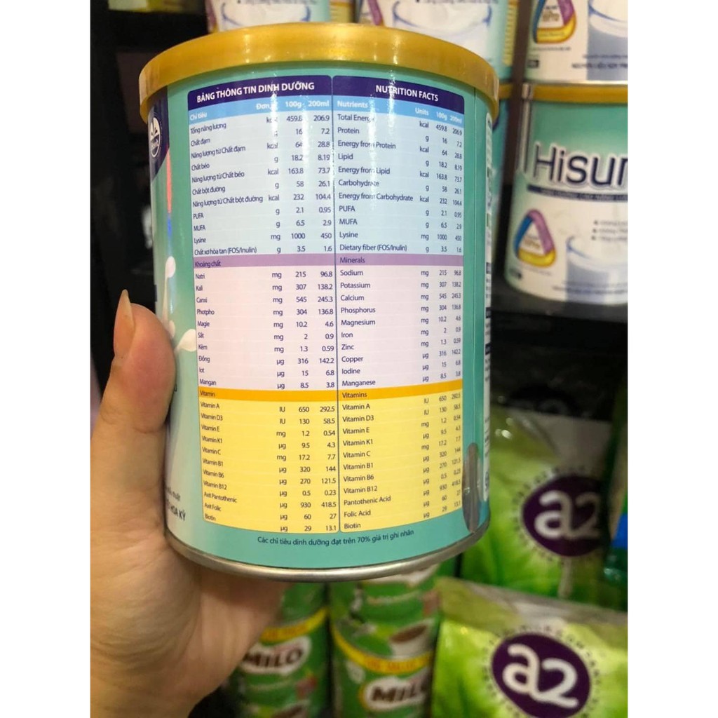 Sữa Dinh Dưỡng Cao Năng Lượng Hisure 400g date 2022
