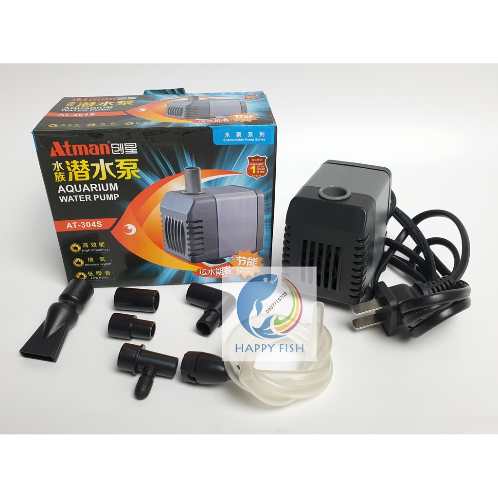 Máy Bơm Hồ cá - Bơm nước bể cá Atman AT-304s (Hàng Công Ty)