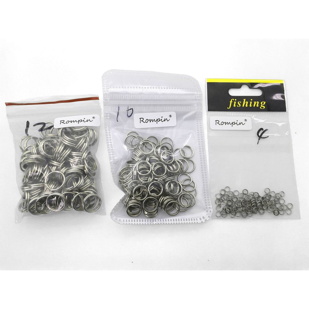 Set 100 khuyên phụ kiện câu cá 6mm 7mm 8mm