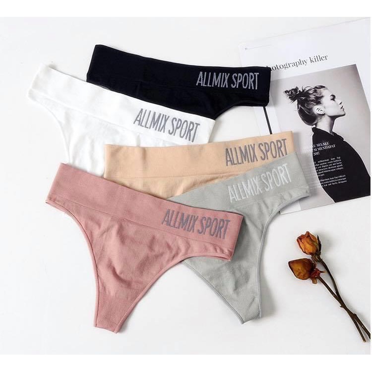 Quần Lót Lọt Khe Nữ Cotton Viền Lớn 9809