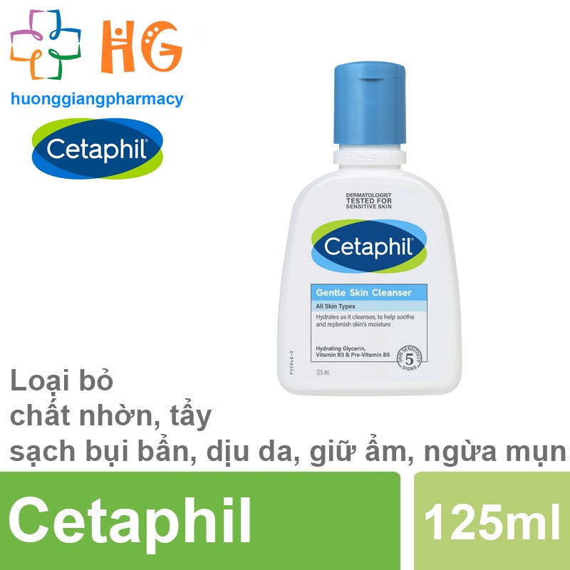 Centaphil gentle skin cleaner Sữa rửa mặt cấp ẩm dưỡng ẩm da mụn kiềm dầu da dầu da khô da nhậy cảm srm cetaphil