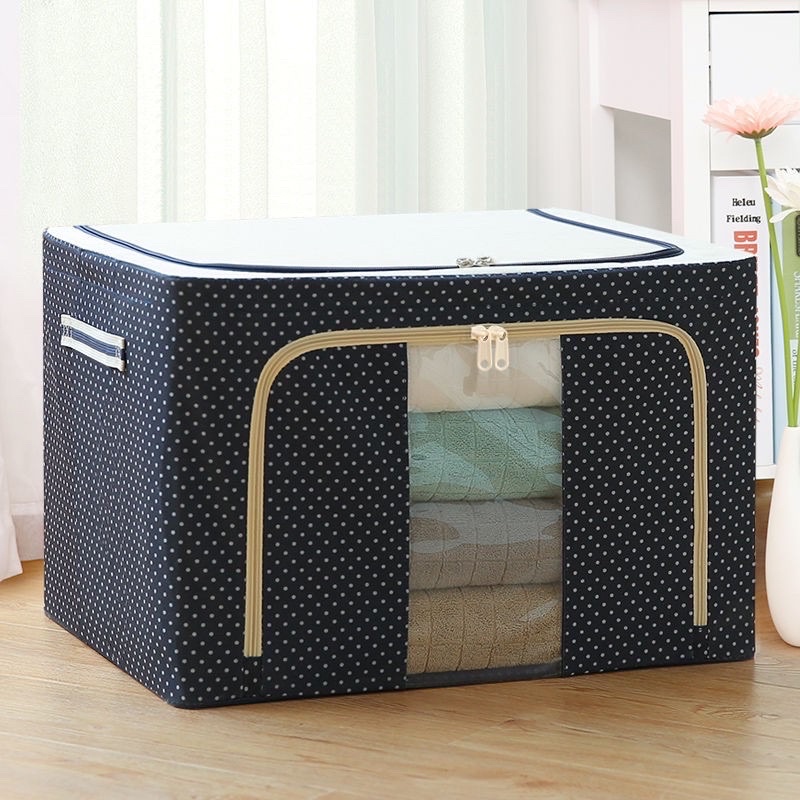 💥SALE SỐC💥 TÚI VẢI KHUNG THÉP XẾP GỌN QUẦN ÁO, CHĂN MÀN