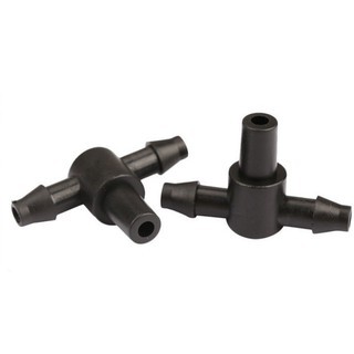 Bộ 20 Tê chia 2 đầu gân cho ống Φ4/7 (6 mm), 1 đầu trơn Φ6mm