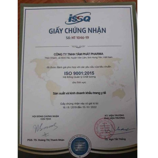 [Sỉ - Lẻ] Khẩu Trang Y Tế Tâm Phát Pharma 4 Lớp Dày Dặn, Kháng Khuẩn, Chống Bụi (Sẵn 4 màu: Xanh - Trắng) | BigBuy360 - bigbuy360.vn