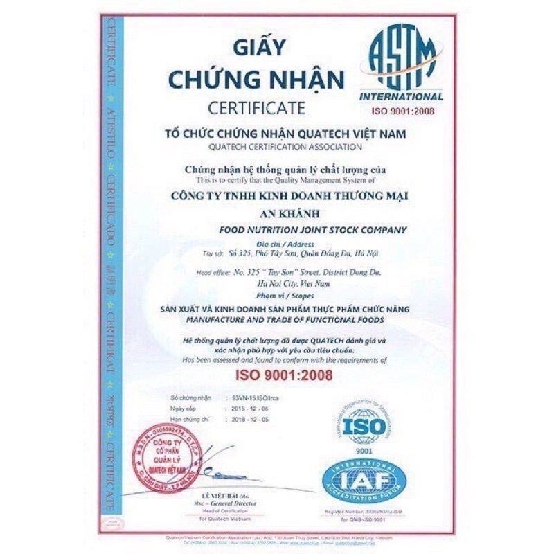 Viên uống Vitamin hỗ trợ tăng cân WISDOM WEIGHT