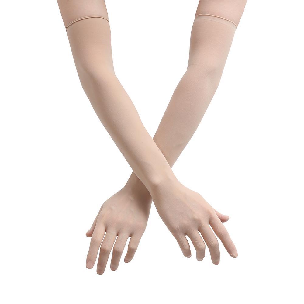 KAREN Găng Tay Lưới Xỏ Ngón Trong Suốt Cho Nữ