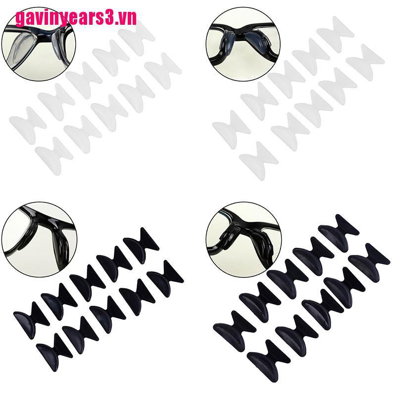 {GAV3&VN}5Pairs Glasses Eyeglass Sunglass Spectacles Anti-Slip Silicone Stick On Nose Pad