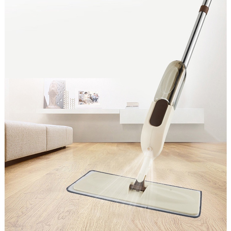 (HCM)Cây lau nhà 360 độ có bình phun sương