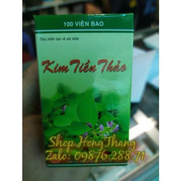 Viên kim tiền thảo hỗ trợ trị sỏi thận hộp 100 viên