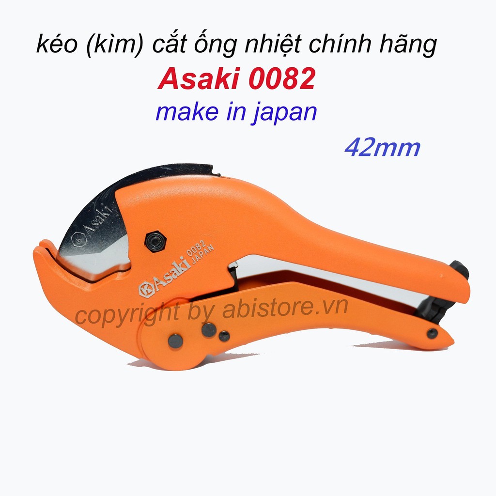 KÉO CẮT ỐNG ASAKI AK0082 42MM, KÌM CẮT ỐNG NHỰA PVC, ỐNG NƯỚC ĐẸP GIÁ RẺ