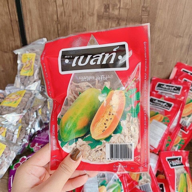Ô mai giun đỏ Thái Lan 18k/ 1 gói 50gr