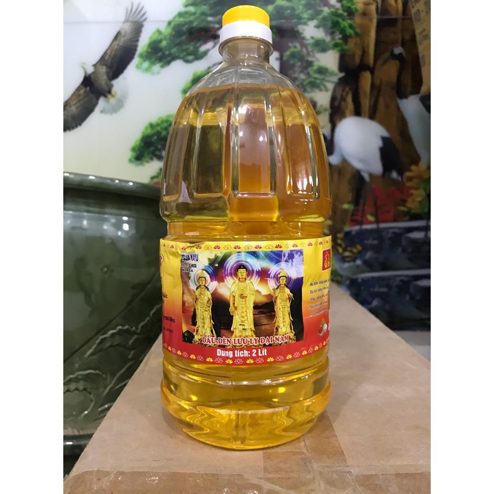 Dầu Thắp Đèn Chai To Lưu Ly Đại Nam Loại 1.25 kg