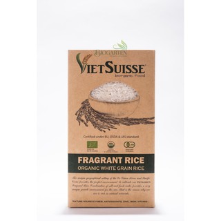 Gạo trắng hữu cơ Vietsuisse 1Kg