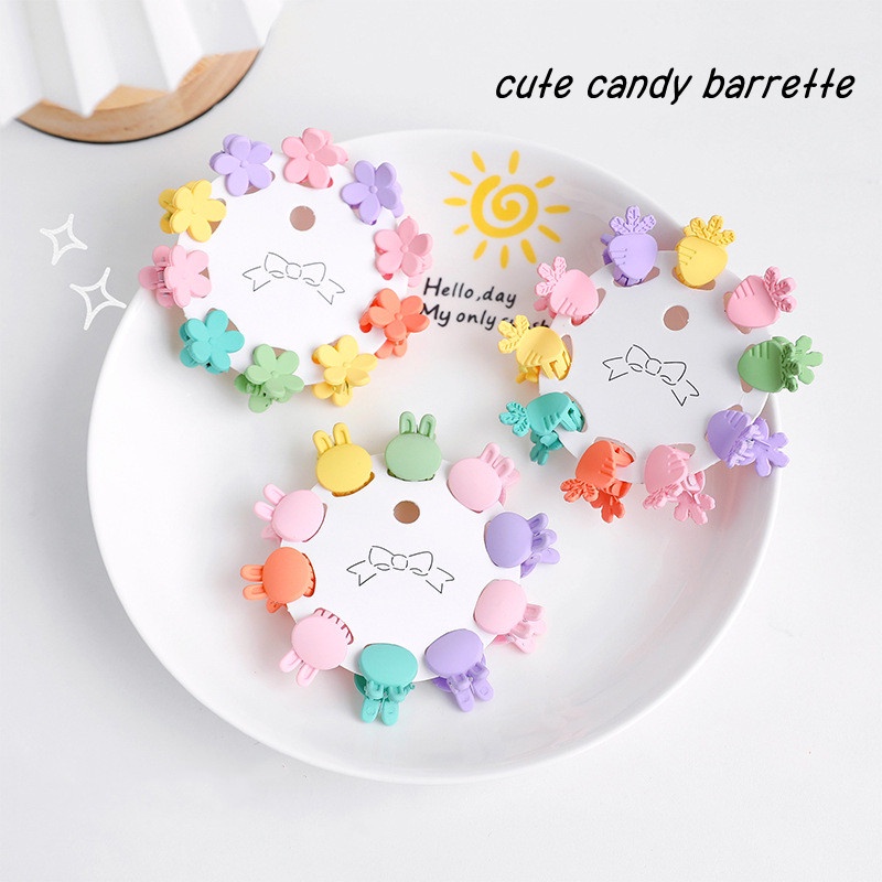 Kẹp Tóc mini Kiểu Công Chúa Màu Kẹo Dễ Thương Thời Trang 2022 Cho Bé Gái