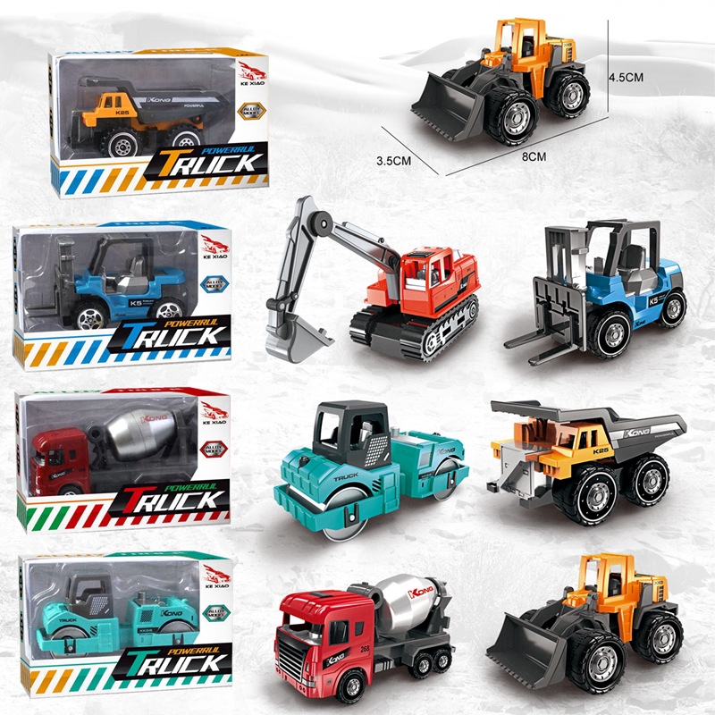 Set 6 Mô Hình Xe Nâng Đồ Chơi Tỷ Lệ 1: 64