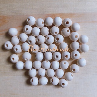 Hạt gỗ trang trí làm túi tỏi,nút trang trí handmade(20k/20hạt)