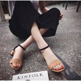 Sandal da lộn ảnh thật