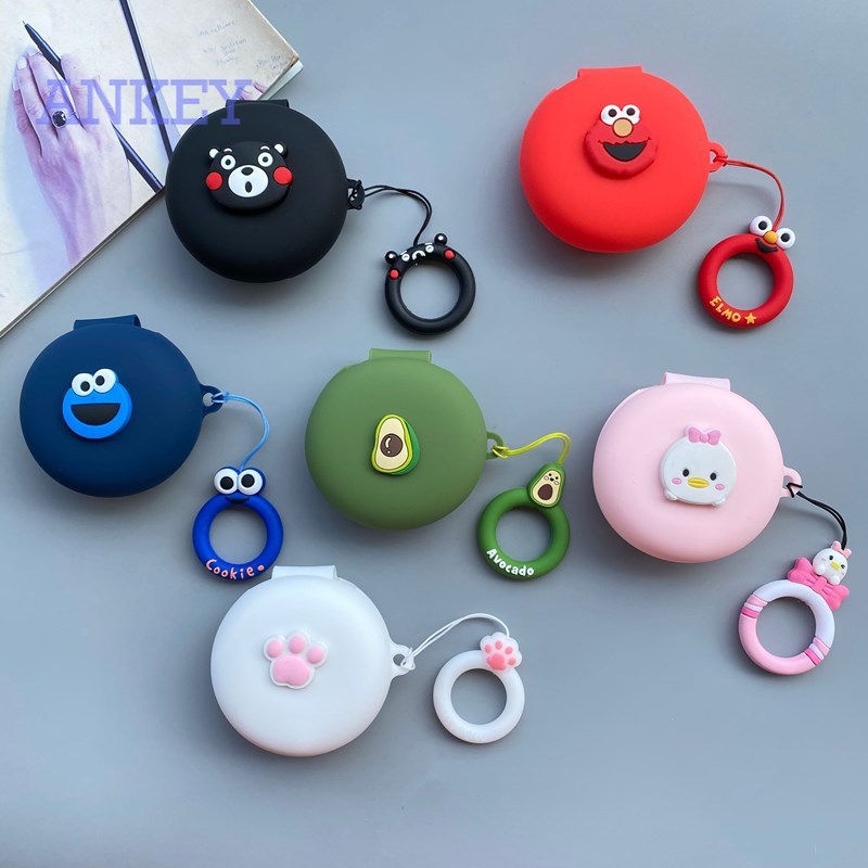 Oppo Enco W31 Case Hộp Đựng Tai Nghe Bằng Silicone Mềm Chống Sốc In Hình Nhân Vật Hoạt Hình Sesame Street Cho Oppo Enco W31 W51 W11