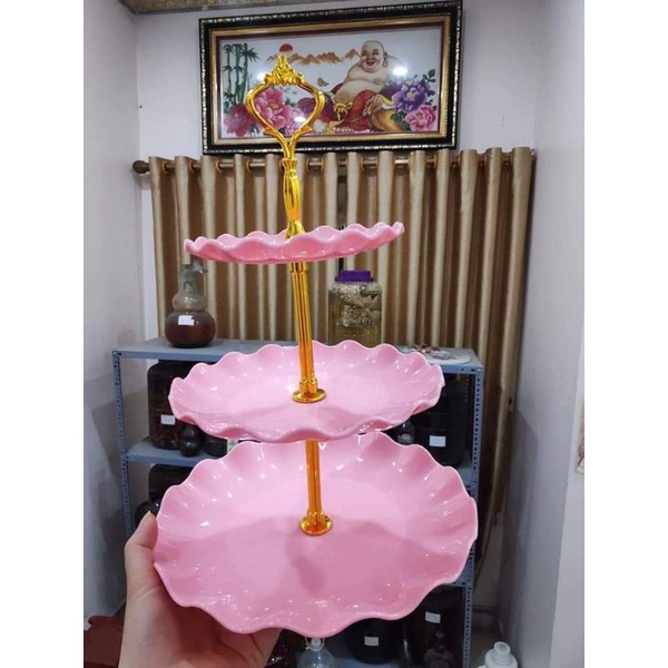 Khay đựng bánh kẹo nhiều tầng
