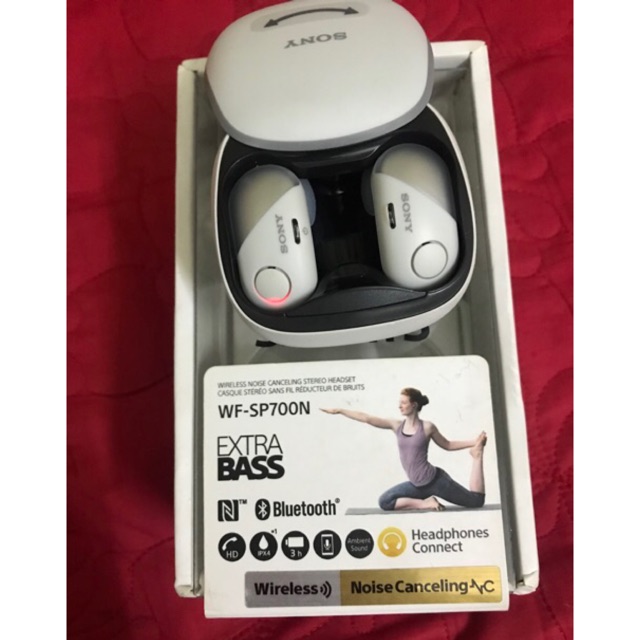 Tai Nghe Bluetooth Thể Thao SONY WF SP700n  Like New - Hàng Chính Hãng