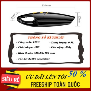 Máy hút bụi ô tô không dây, Máy hút bụi xe hơi, Máy hút bụi ô tô, Công suất cực lớn, hút sạch mọi ngóc ngách