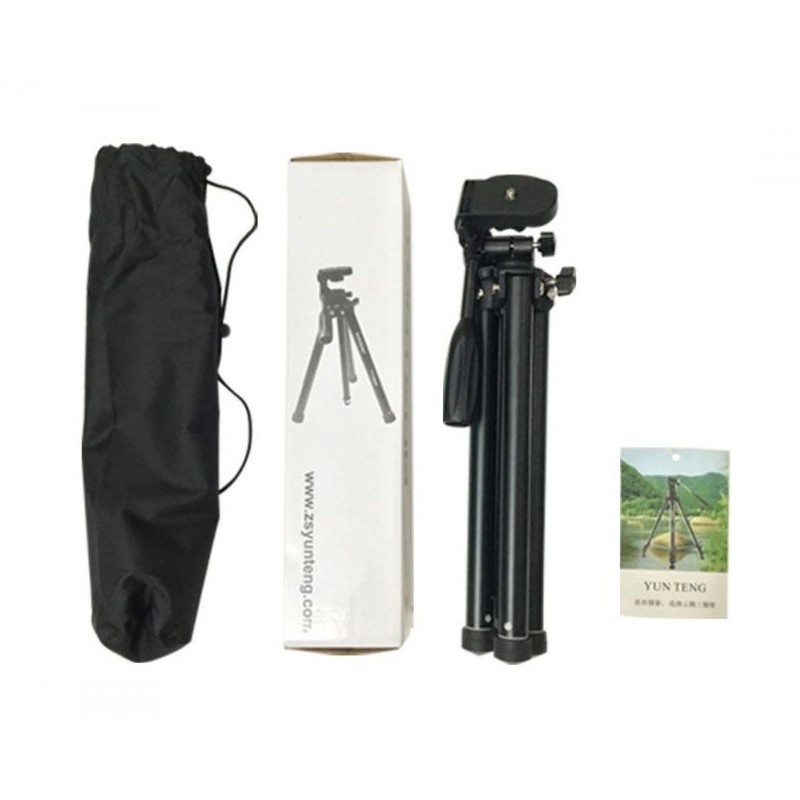 CHÂN MÁY ẢNH / TRIPOD YUNTENG VCT-686+Gá kẹp điện thoại